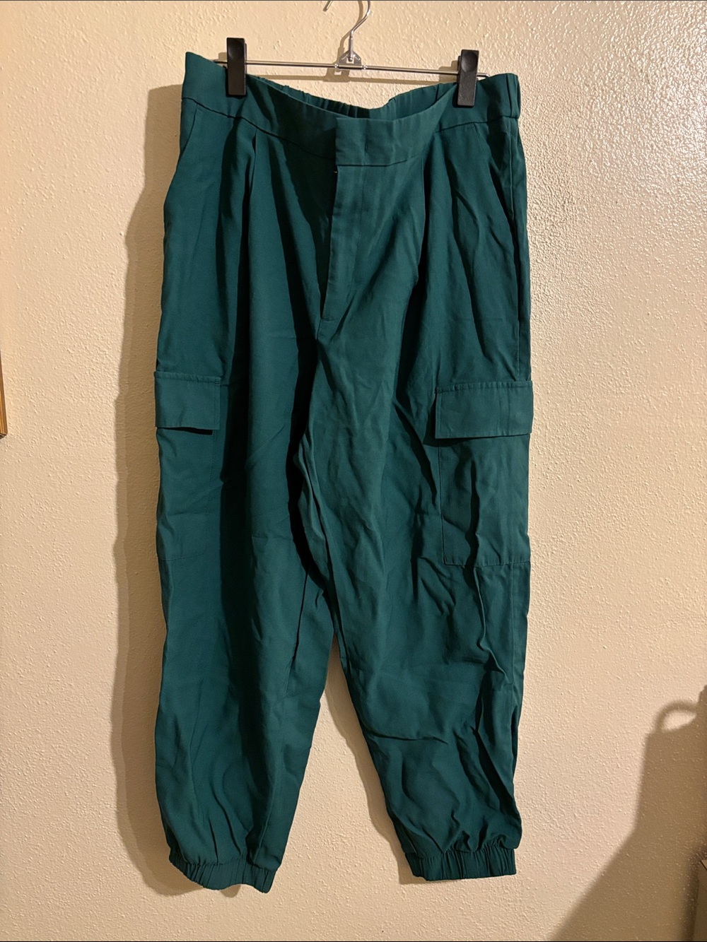 Women’s Teal Cargo Jogger Pants